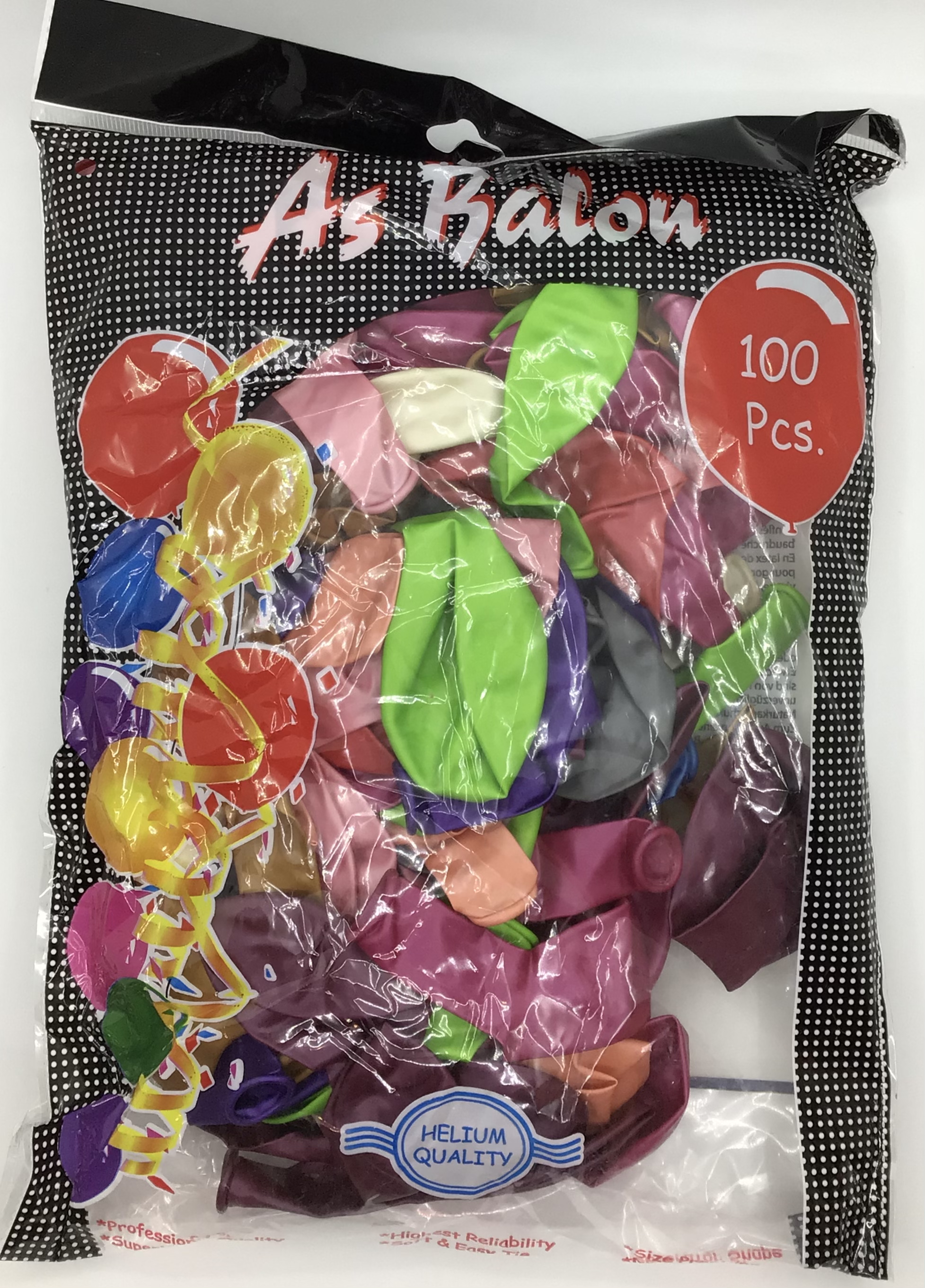 Set de baloane din latex diverse culori frumos colorate pe care le poți folosi la orice petrecere setul conține 100 de bucăți de baloane multicolore