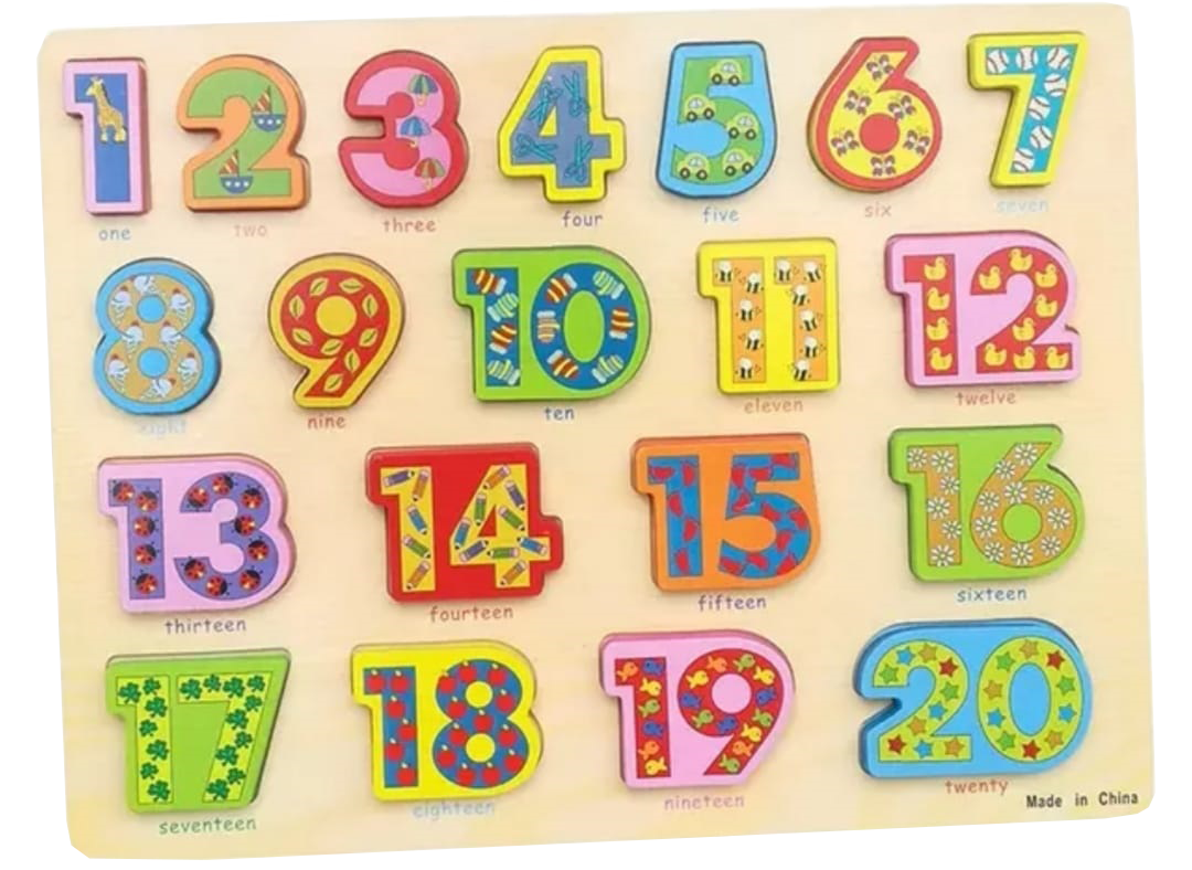 Puzzle din lemn cu numere !
Contine 20 de buc. !
Perfecta pentru a invata numerele mult mai usor datorita distractiei !