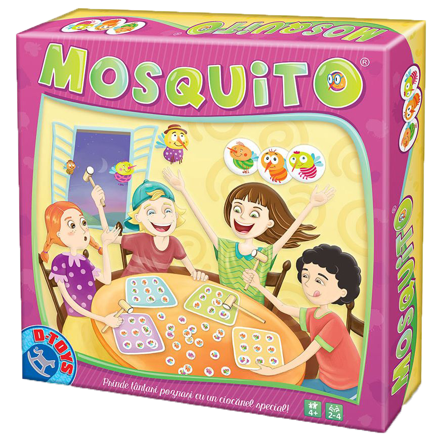 Mosquito este un joc dinamic pentru 2-4 jucători, vârsta 4+.  
